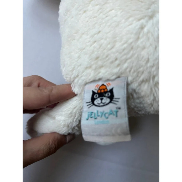 JELLYCAT WHITE OWL PLUSH STUFFED ANIMAL TOY - Picture 3 of 4